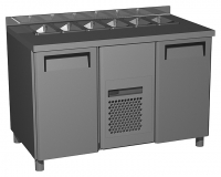 Холодильный стол для салатов Carboma T70 M2sal-1 9006 (SL 2GN 1/6) 