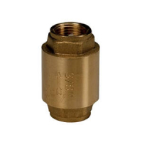 Клапан обратный Giacomini R60 - 3/8" (ВР/ВР, PN16, Tmax 95°C, затвор пластиковый)